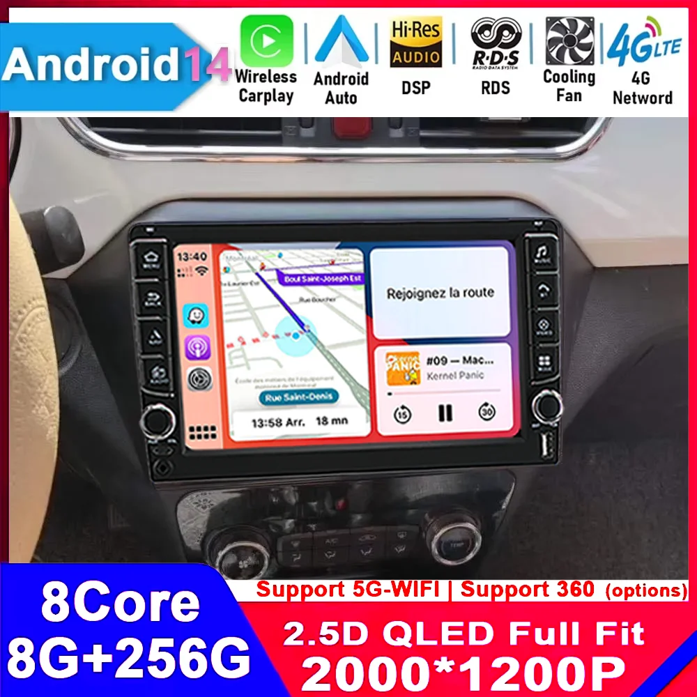 Android 14 Car Radio Lte For JAC S2 t40 2015 2016 2017 2018 Wireless Carplay Auto Video Player GPS Navigation Multimedia Stereo
Android 14 Car Radio Lte For JAC S2 t40 2015 2016 2017 2018 Wireless Carplay Auto Video Player GPS Navigation Multimedia Stereo