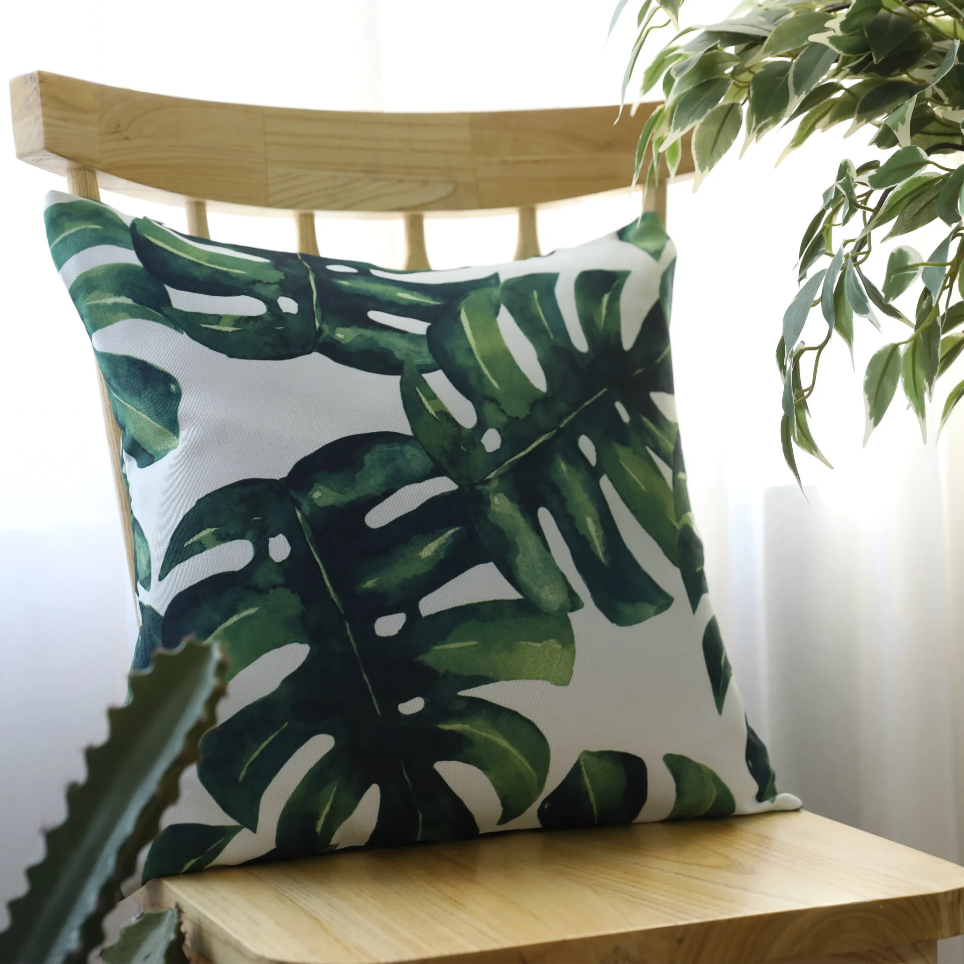 2pc Green Plant Pillow Case Car Sofa Dual-use Cushion Without Pillow Core Case Turtle Bamboo European And American Pillow Case D
2pc Green Plant Pillow Case Car Sofa Dual-use Cushion Without Pillow Core Case Turtle Bamboo European And American Pillow Case D