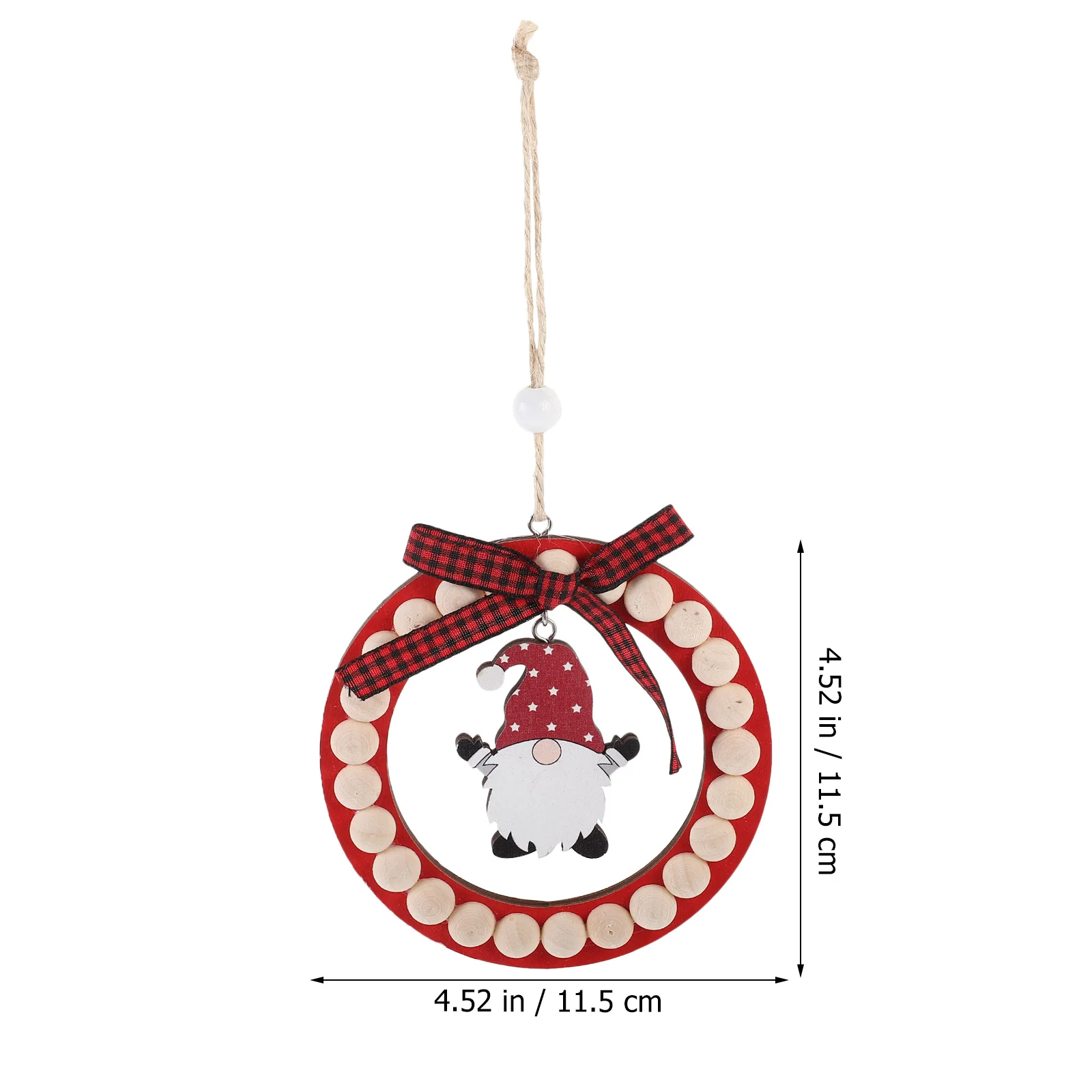 Wooden Wreath Pendant Christmas Tree Hanging Decorative Topper Xmas Ornaments Round
Wooden Wreath Pendant Christmas Tree Hanging Decorative Topper Xmas Ornaments Round