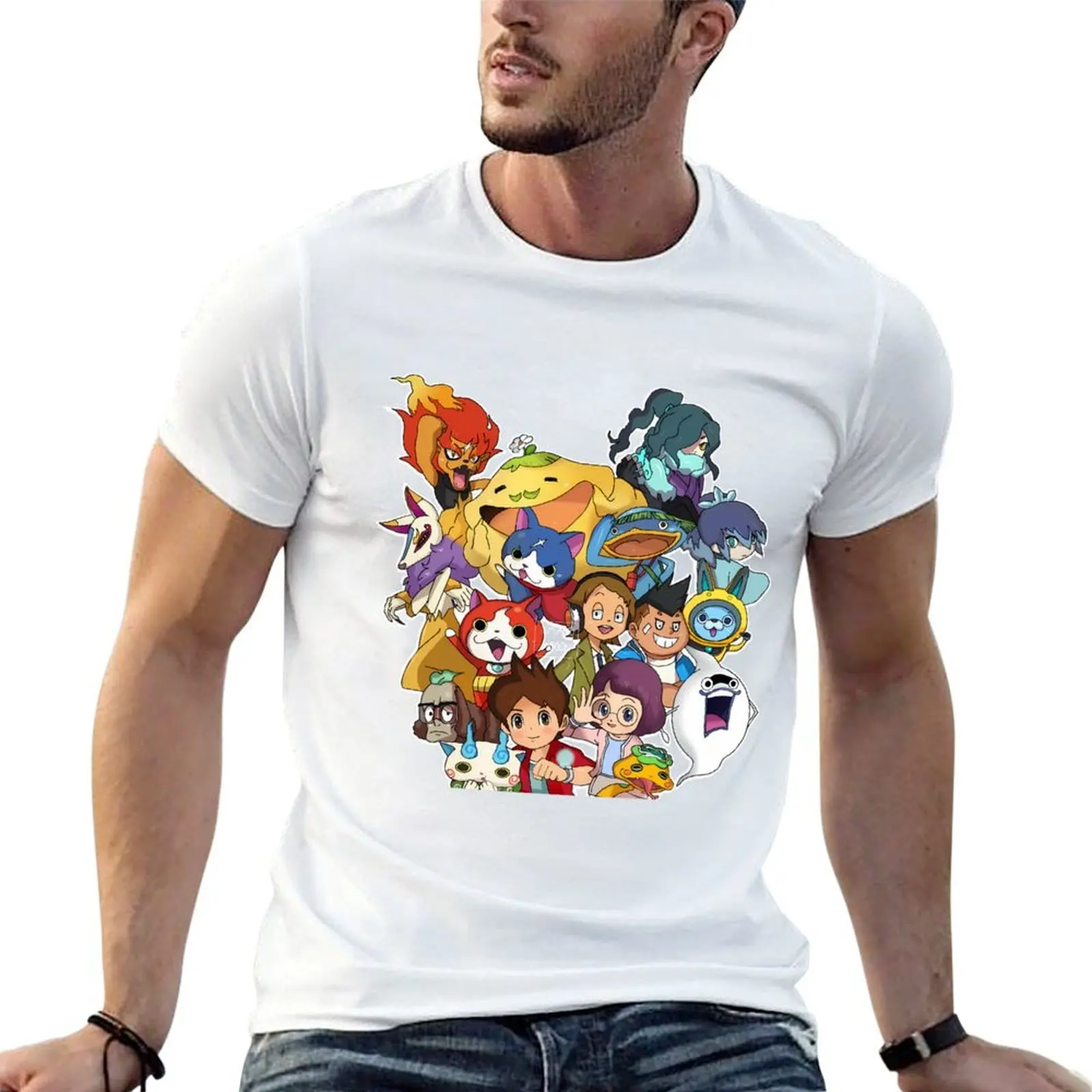 pack t man for t Watch shirts man Yo-Kai Yokai graphic white shirts T-Shirt Watch tees for
pack t man for t Watch shirts man Yo-Kai Yokai graphic white shirts T-Shirt Watch tees for
