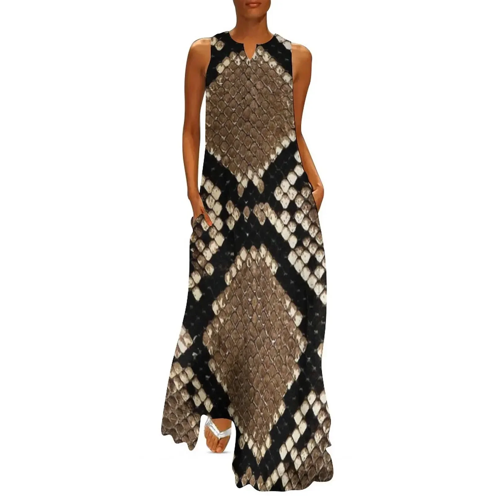 Faux Snakeskin 2 Long Dress Elegant gown Woman dresses luxury woman evening dress ladies dresses for special occasions Dress 
Faux Snakeskin 2 Long Dress Elegant gown Woman dresses luxury woman evening dress ladies dresses for special occasions Dress