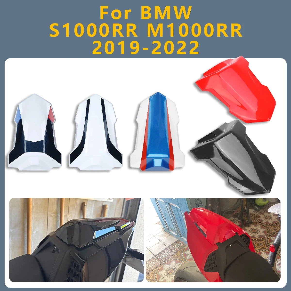 Motorcycle Rear Seat Cover Tail Section Fairing Cowl Passenger Parts For BMW S1000RR M1000RR 2019-2022 Pillion Rear Seat Cover
Motorcycle Rear Seat Cover Tail Section Fairing Cowl Passenger Parts For BMW S1000RR M1000RR 2019-2022 Pillion Rear Seat Cover