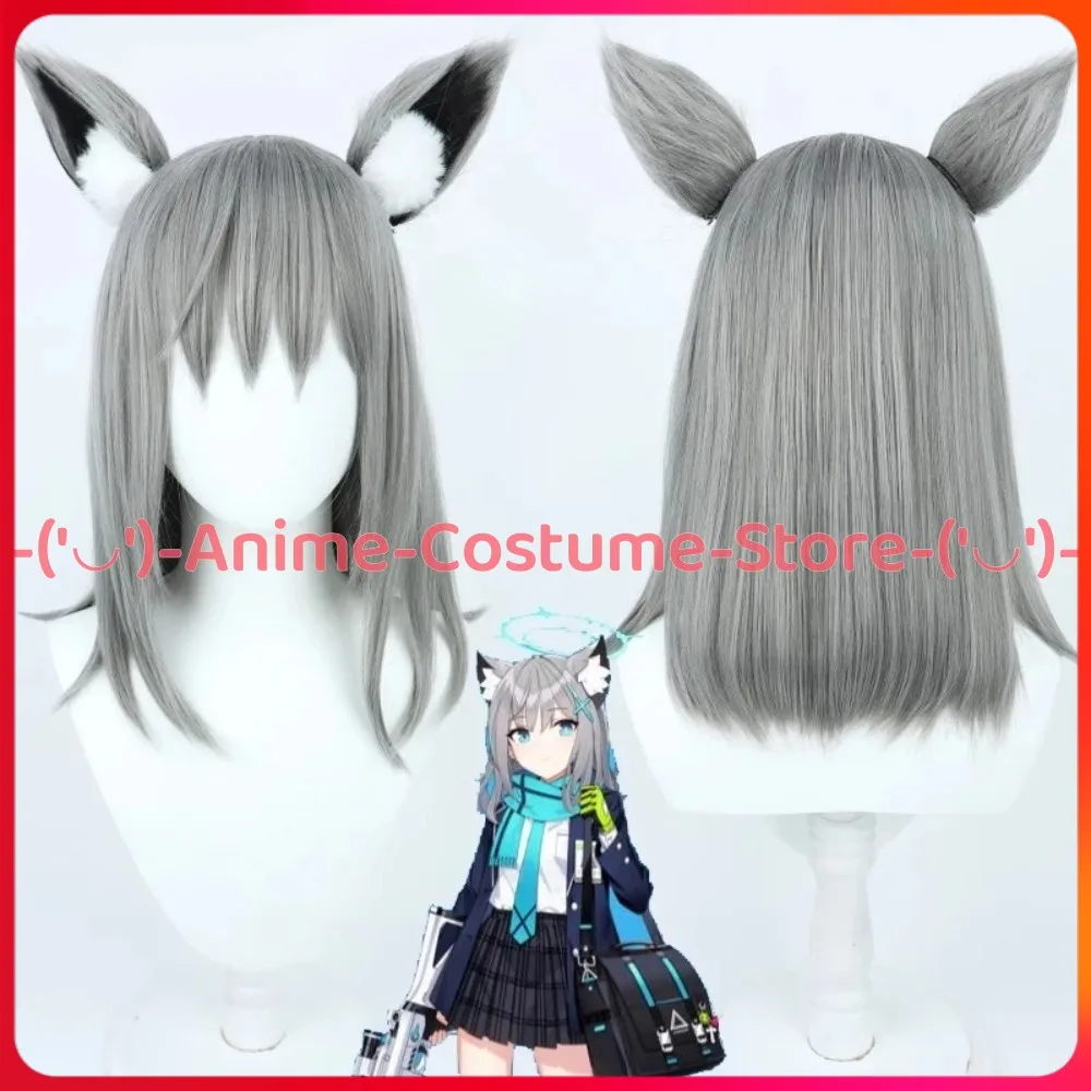 Синий архив Sunaookami Shiroko XCW, парик для косплея с ушками, игровой персонаж, Хэллоуин, карнавальный костюм для вечеринки, парики из синтетических волос
Синий архив Sunaookami Shiroko XCW, парик для косплея с ушками, игровой персонаж, Хэллоуин, карнавальный костюм для вечеринки, парики из синтетических волос