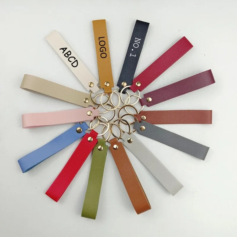 Customized LOGO Solid Color Leather Keychain Blank Laser Engrave Business Motel Key Accessories Personalized Key Chains Pendant
Customized LOGO Solid Color Leather Keychain Blank Laser Engrave Business Motel Key Accessories Personalized Key Chains Pendant