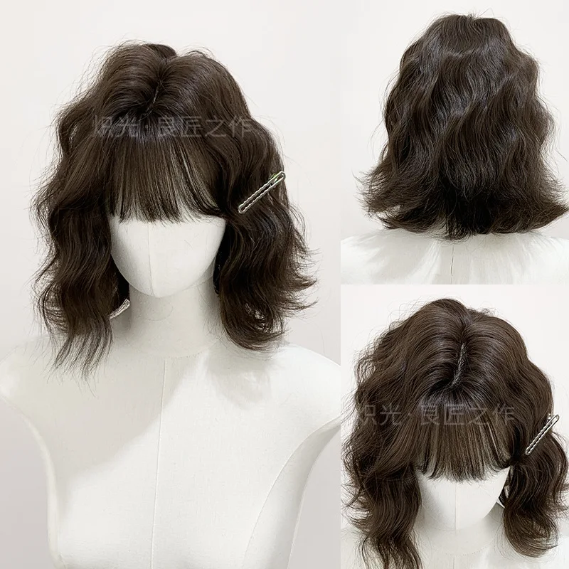 Парик Девушка Лолита Короткие Вьющиеся Волосы Шерстяные Локоны Короткие Волосы Девушка Ленивый Локон Модный Полный Головной Убор 
Парик Девушка Лолита Короткие Вьющиеся Волосы Шерстяные Локоны Короткие Волосы Девушка Ленивый Локон Модный Полный Головной Убор