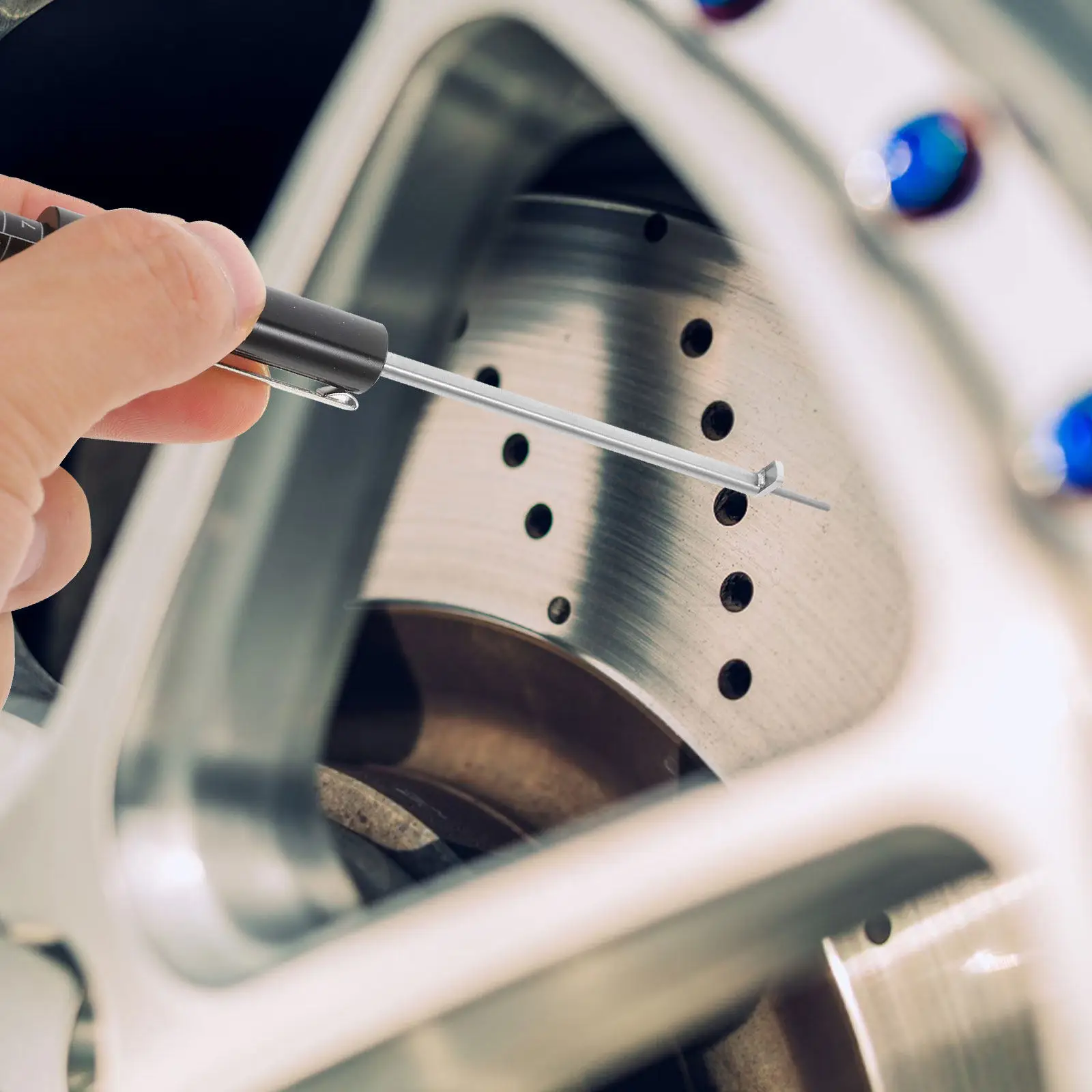 Brake Pad Measurement Tool Compact Design Easy to Use Brake Pad Gauge Pen for Fast Reliable Thickness Assessment
Brake Pad Measurement Tool Compact Design Easy to Use Brake Pad Gauge Pen for Fast Reliable Thickness Assessment