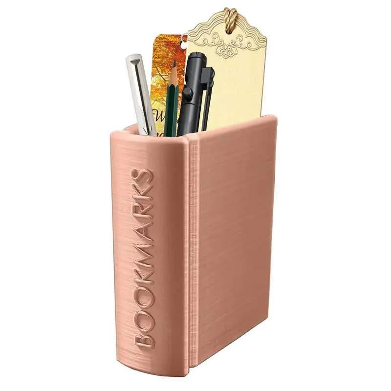 Desk Bookmark Holder Book Shaped Display Stand Multifunctional Table Ornaments Large Capacity School Supplies For Daily Use
Desk Bookmark Holder Book Shaped Display Stand Multifunctional Table Ornaments Large Capacity School Supplies For Daily Use