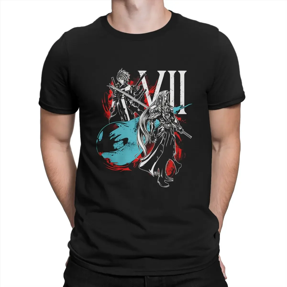 Men's T-Shirt VII Rivalry Vintage 100% Cotton Tees Short Sleeve Final Fantasy T Shirt Crewneck Tops Printed
Men's T-Shirt VII Rivalry Vintage 100% Cotton Tees Short Sleeve Final Fantasy T Shirt Crewneck Tops Printed