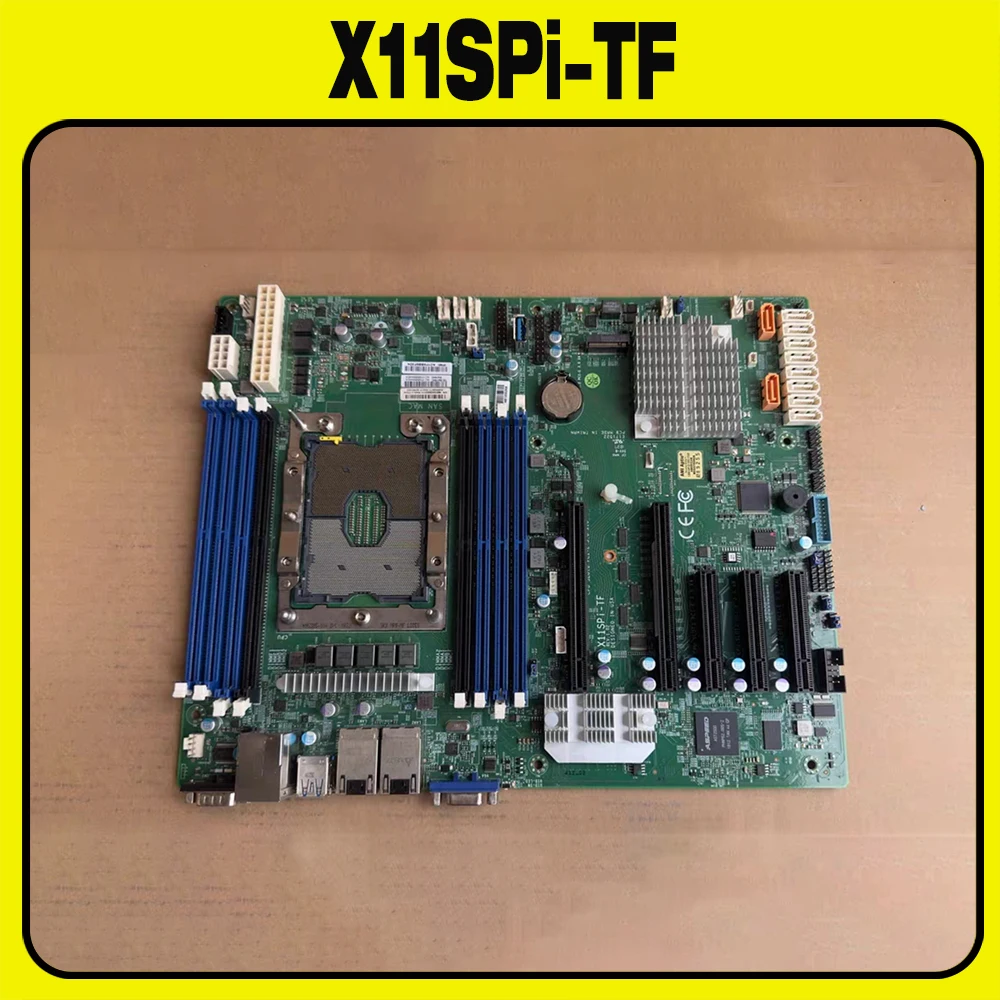 For Supermicro X11SPi-TF LGA 3647 server motherboard C622 chip M.2 double 10 Gigabit 205W
For Supermicro X11SPi-TF LGA 3647 server motherboard C622 chip M.2 double 10 Gigabit 205W