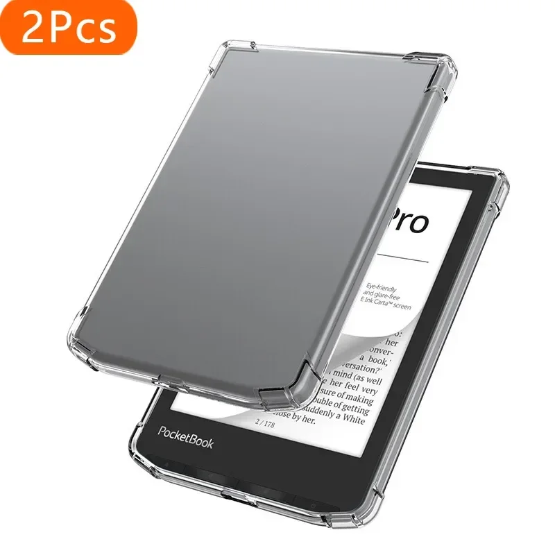 2 шт. цветной чехол для Funda PocketBook Verse Pro PB634K3 PB634 PB629 6 дюймов, прозрачная задняя крышка из ТПУ для электронной книги с 4 противоударными подушками безопасности
2 шт. цветной чехол для Funda PocketBook Verse Pro PB634K3 PB634 PB629 6 дюймов, прозрачная задняя крышка из ТПУ для электронной книги с 4 противоударными подушками безопасности
