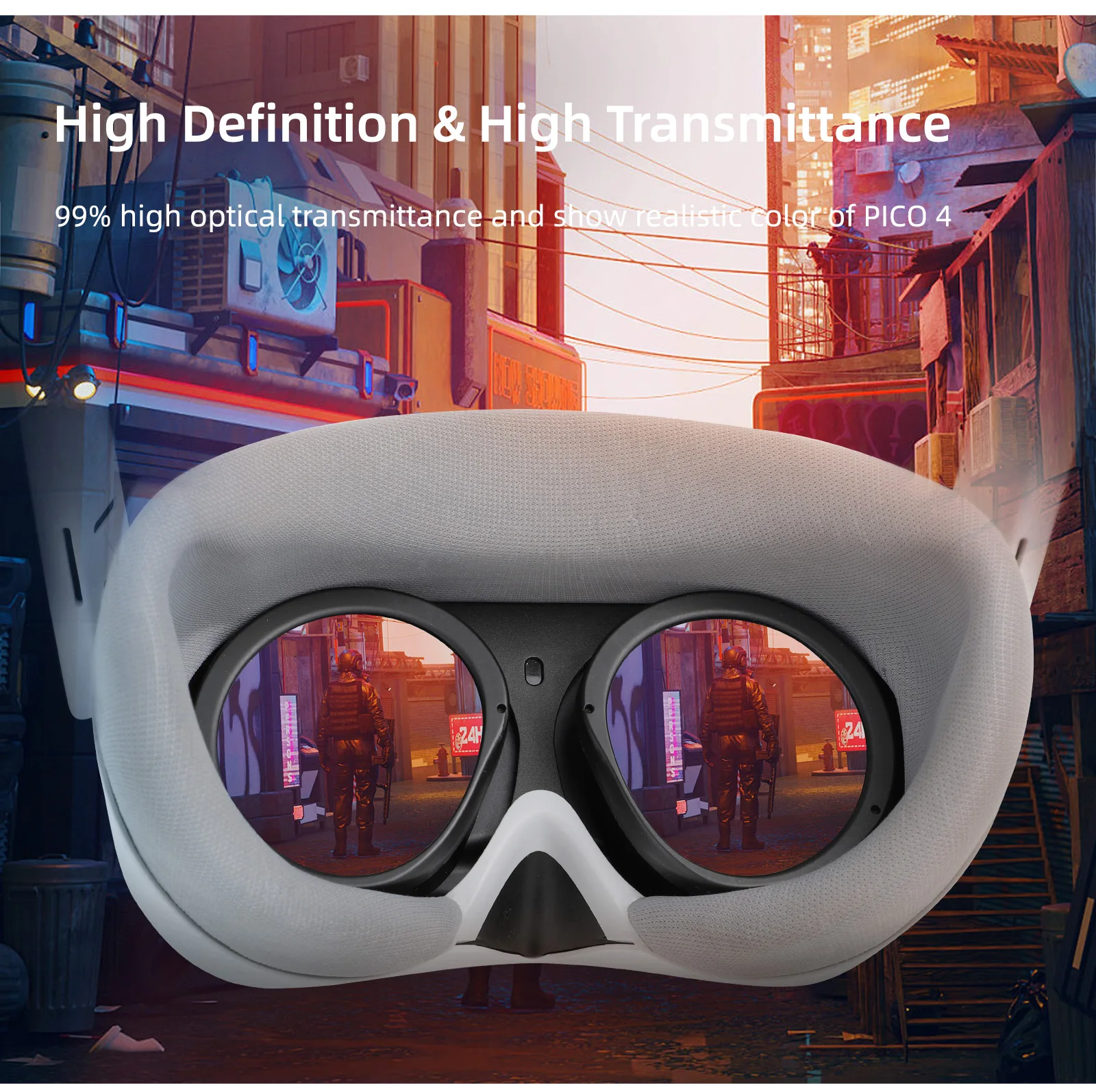 Suitable for PICO 4 Protective Film VR Eyewear Headwear Film HD Anti Scratch Soft Film Accessories
Suitable for PICO 4 Protective Film VR Eyewear Headwear Film HD Anti Scratch Soft Film Accessories