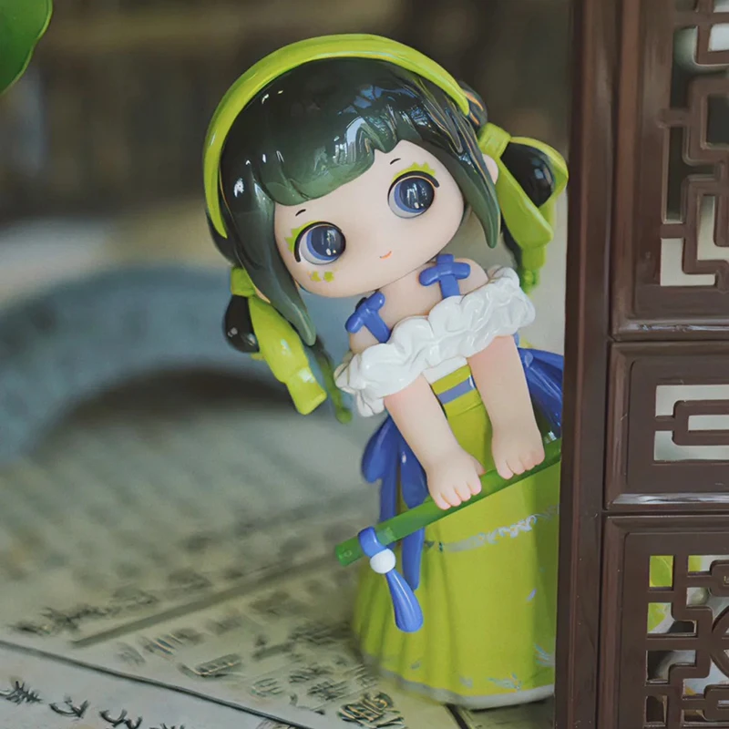 Genuine and pear four generations into the painting like a dream scroll national style series blind box trendy toy figure orname
Genuine and pear four generations into the painting like a dream scroll national style series blind box trendy toy figure orname