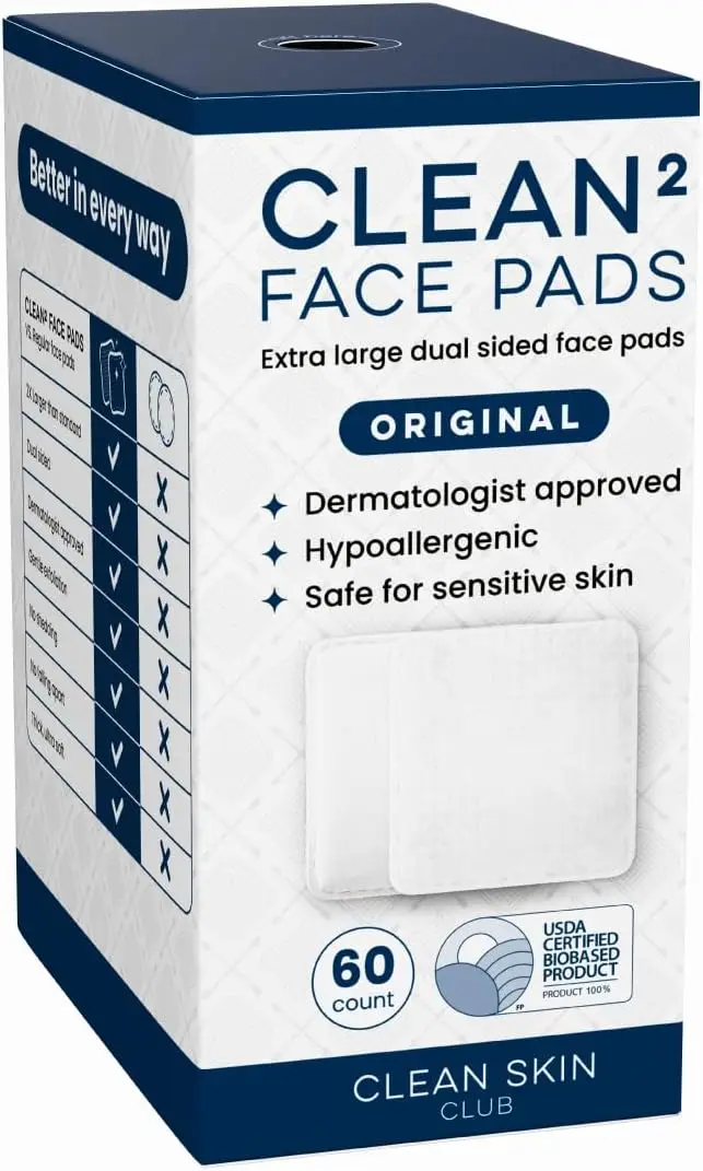 NEW & Improved Edges Face Pads - No Shed, No Tear, Triple Layers, Textured & Soft, Organic Cotton, Reusable
NEW & Improved Edges Face Pads - No Shed, No Tear, Triple Layers, Textured & Soft, Organic Cotton, Reusable