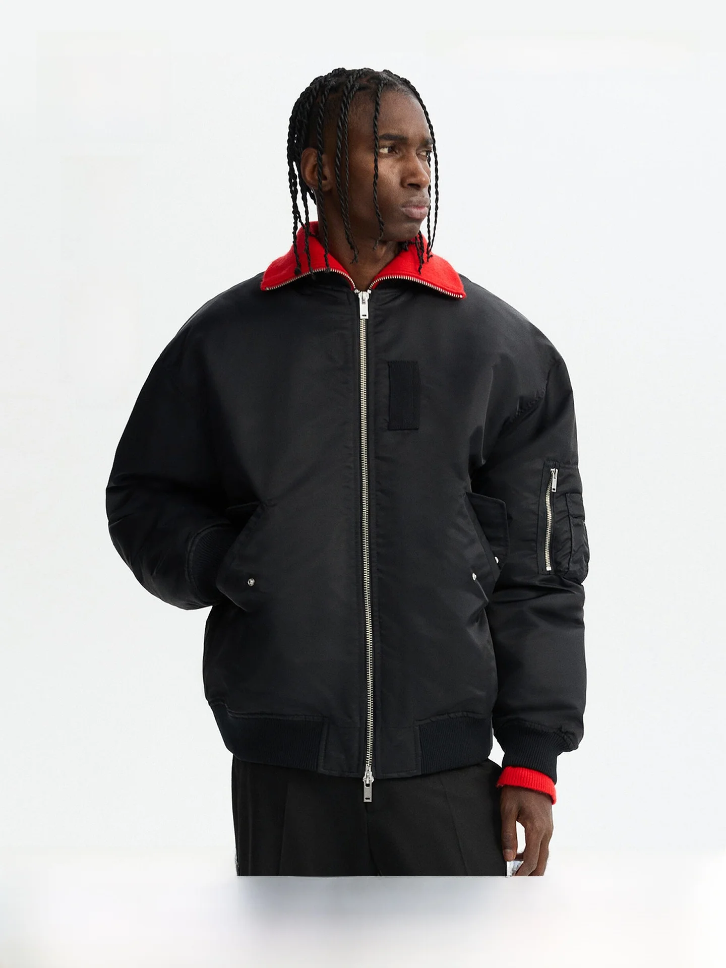 H&M Men's Cotton Jacket Winter Pilot Coat Warm Loose Outerwear 1306085 Nylon Fiber Regular Length Daily Use
H&M Men's Cotton Jacket Winter Pilot Coat Warm Loose Outerwear 1306085 Nylon Fiber Regular Length Daily Use