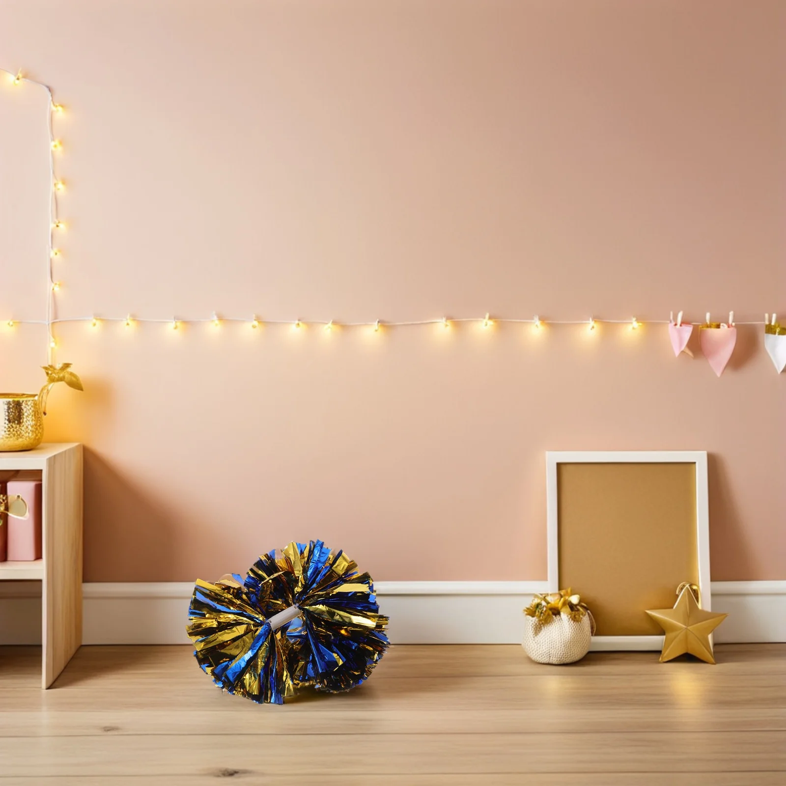 4pcs Cheerleading Pom Poms With Baton Handles Metallic Lightweight Hand Shakers For Dance Team Practice Sports Festivals Bulk
4pcs Cheerleading Pom Poms With Baton Handles Metallic Lightweight Hand Shakers For Dance Team Practice Sports Festivals Bulk