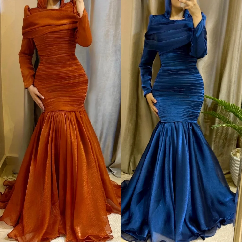 Вечернее платье по индивидуальному заказу, плиссированные длинные платья русалки с круглым вырезом, элегантные вечерние свадебные платья на заказ, высокое качество
Вечернее платье по индивидуальному заказу, плиссированные длинные платья русалки с круглым вырезом, элегантные вечерние свадебные платья на заказ, высокое качество