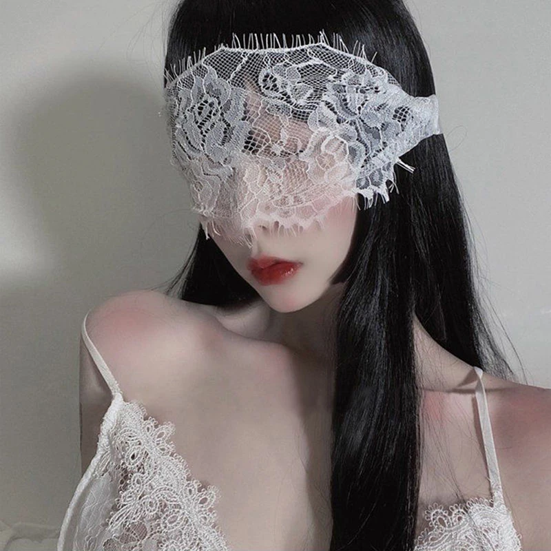 Lace eye mask for women, sexy black and white hollow patch eye mask, exotic eye mask
Lace eye mask for women, sexy black and white hollow patch eye mask, exotic eye mask