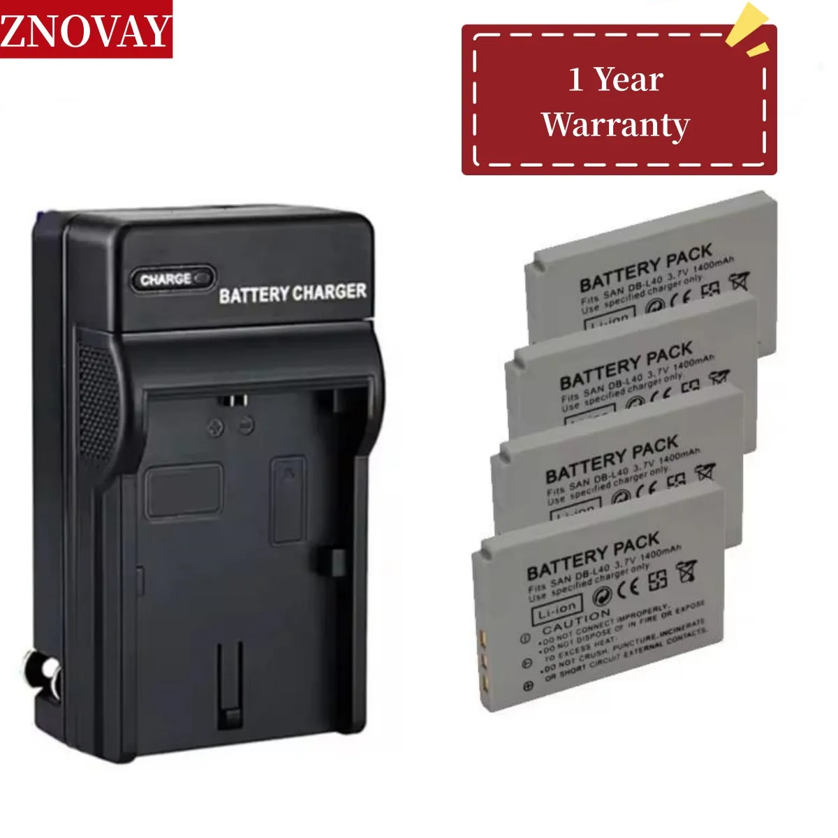 4Pcs 1400mAh DB-L40 DBL40 DB-L40A DBL40A Camera Battery for Sanyo VPC-HD700 VPC-HD800 HD1 HD2 DMX-HD700 HD1A DMX-HD1, DMXHD1
4Pcs 1400mAh DB-L40 DBL40 DB-L40A DBL40A Camera Battery for Sanyo VPC-HD700 VPC-HD800 HD1 HD2 DMX-HD700 HD1A DMX-HD1, DMXHD1