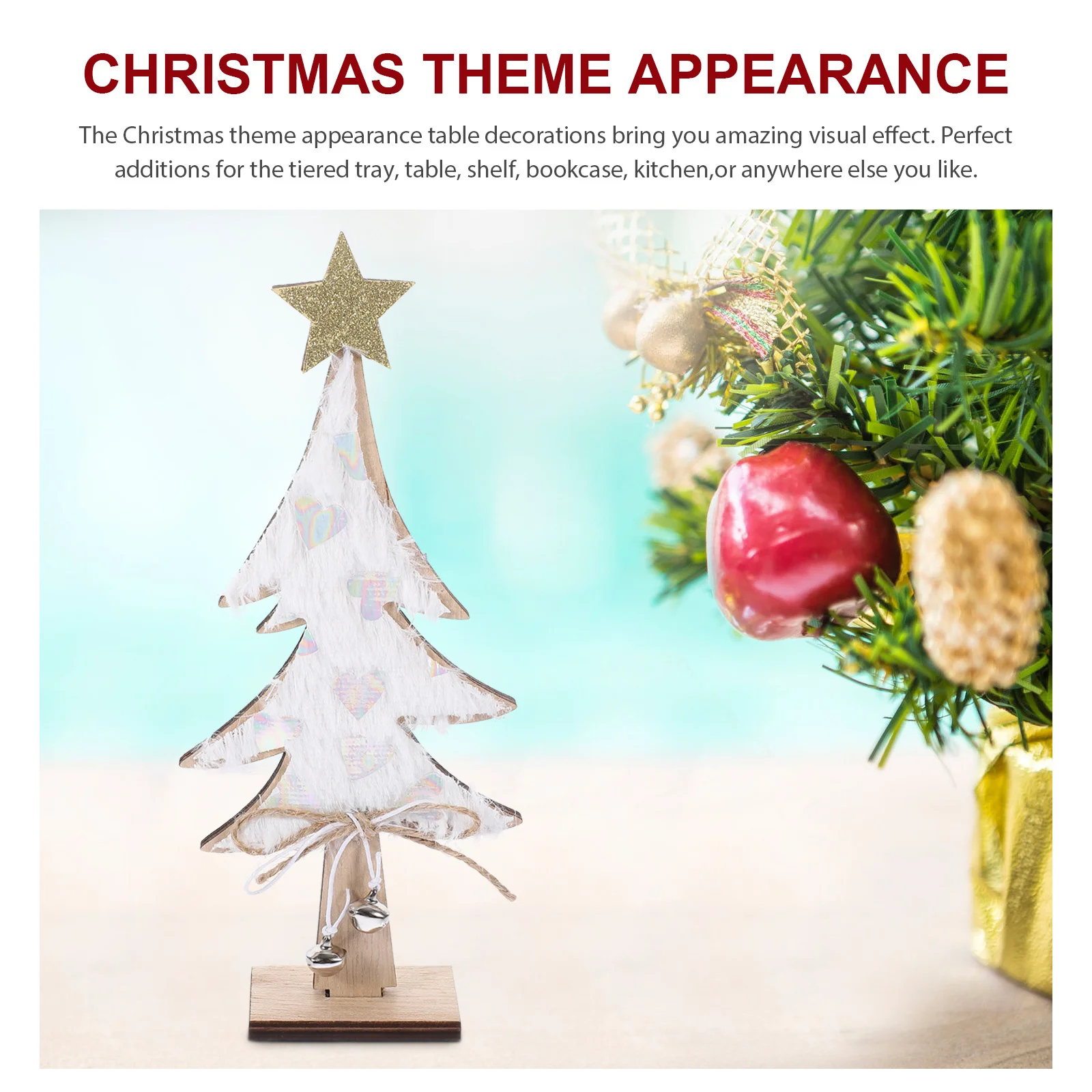 Wooden Christmas Tree Decor Tabletop Ornament for Holiday Home Decoration Desktop Xmas Craft Festive Wood Sign
Wooden Christmas Tree Decor Tabletop Ornament for Holiday Home Decoration Desktop Xmas Craft Festive Wood Sign