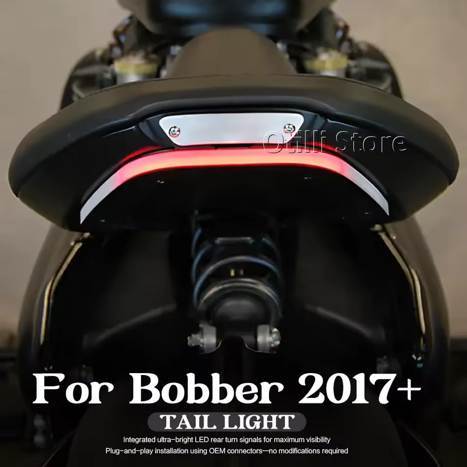 New Flowing lights LED Tail Light Brake Turn Signal Motorcycle Accessories For Bonneville Bobber Black 2018-2020 Bobber 2017-
New Flowing lights LED Tail Light Brake Turn Signal Motorcycle Accessories For Bonneville Bobber Black 2018-2020 Bobber 2017-