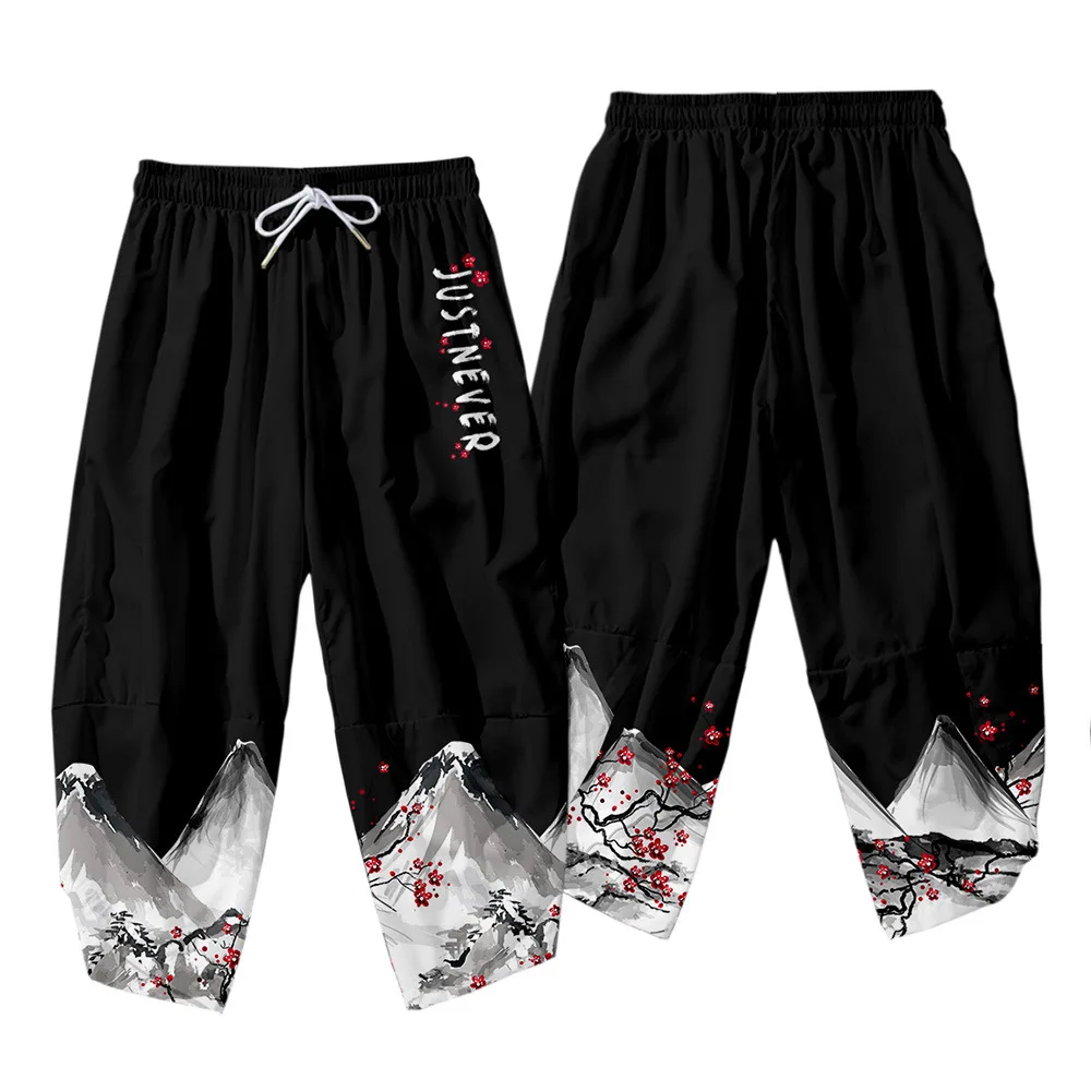 Japanese Style Kimono Pants Set Men Cosplay Traditional Samurai Thai Harem Pants Harajuku Streetwear Vintage Men's Trousers
Japanese Style Kimono Pants Set Men Cosplay Traditional Samurai Thai Harem Pants Harajuku Streetwear Vintage Men's Trousers