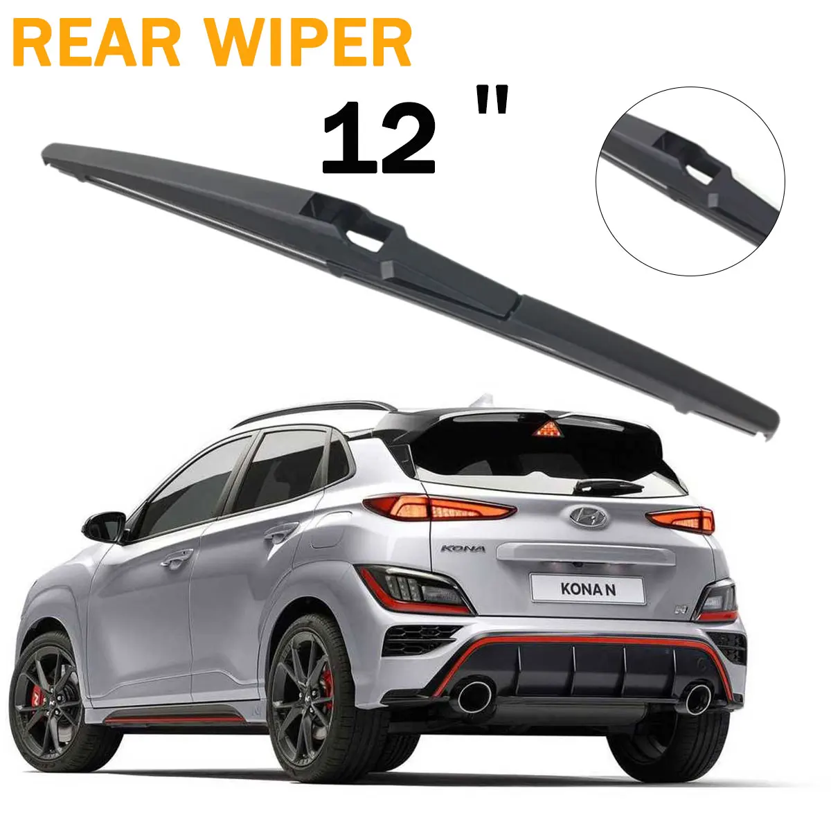 1PC Rear Wiper Blade 12" For Hyundai Kona 2017-2023 Windshield Windscreen Rear Wiper Blade Car Accessories
1PC Rear Wiper Blade 12" For Hyundai Kona 2017-2023 Windshield Windscreen Rear Wiper Blade Car Accessories