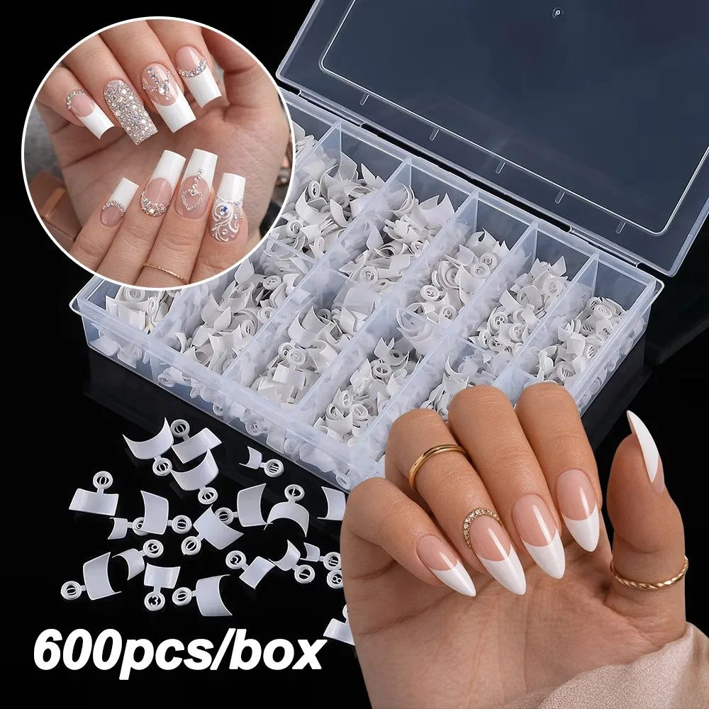 New Clear/Natural French Short Square Nail Tip Half Cover 600PCS Press On Nails Extra Short With Box Acrylic Nails DIY
New Clear/Natural French Short Square Nail Tip Half Cover 600PCS Press On Nails Extra Short With Box Acrylic Nails DIY