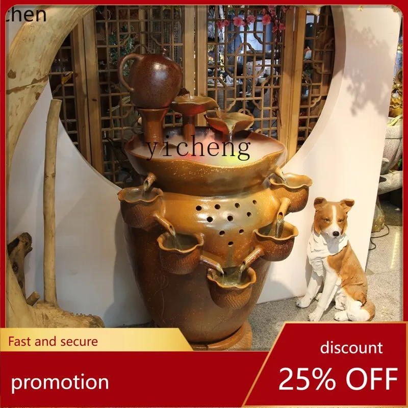 HXL water flow rotation circulation ceramic alpine water fountain company opening gift landing office lucky ornament wind
HXL water flow rotation circulation ceramic alpine water fountain company opening gift landing office lucky ornament wind