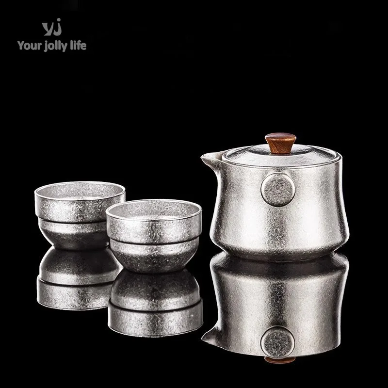 Pure Titanium Tea Infuser, Portable Tea Set, Lid Filter in One,Storage in One,Double Ear Insulation,Home And Outdoor, 160ml
Pure Titanium Tea Infuser, Portable Tea Set, Lid Filter in One,Storage in One,Double Ear Insulation,Home And Outdoor, 160ml
