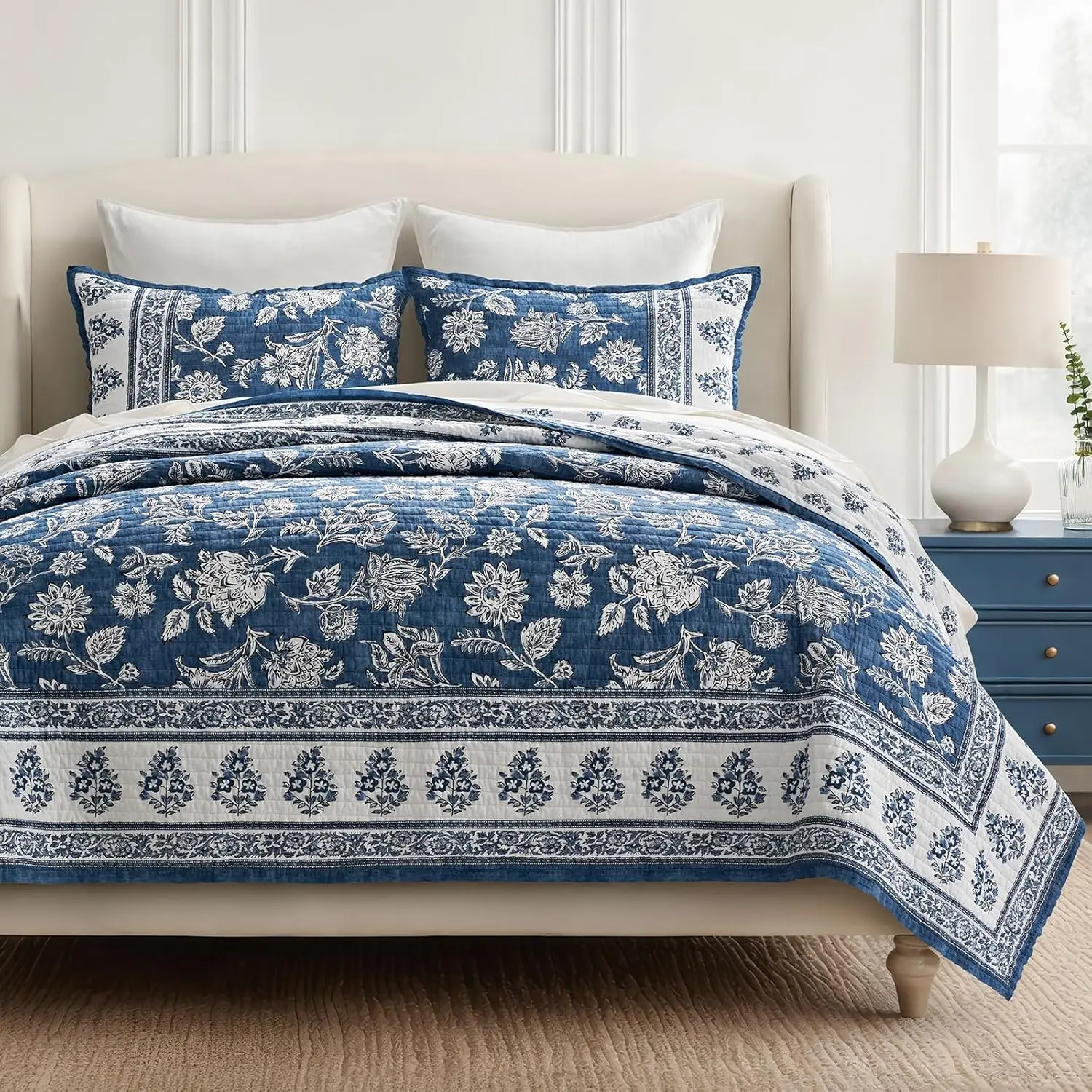 Комплект хлопковых одеял King Size, двустороннее легкое покрывало с винтажным цветочным принтом, 100% хлопок, предварительно стираный
Комплект хлопковых одеял King Size, двустороннее легкое покрывало с винтажным цветочным принтом, 100% хлопок, предварительно стираный