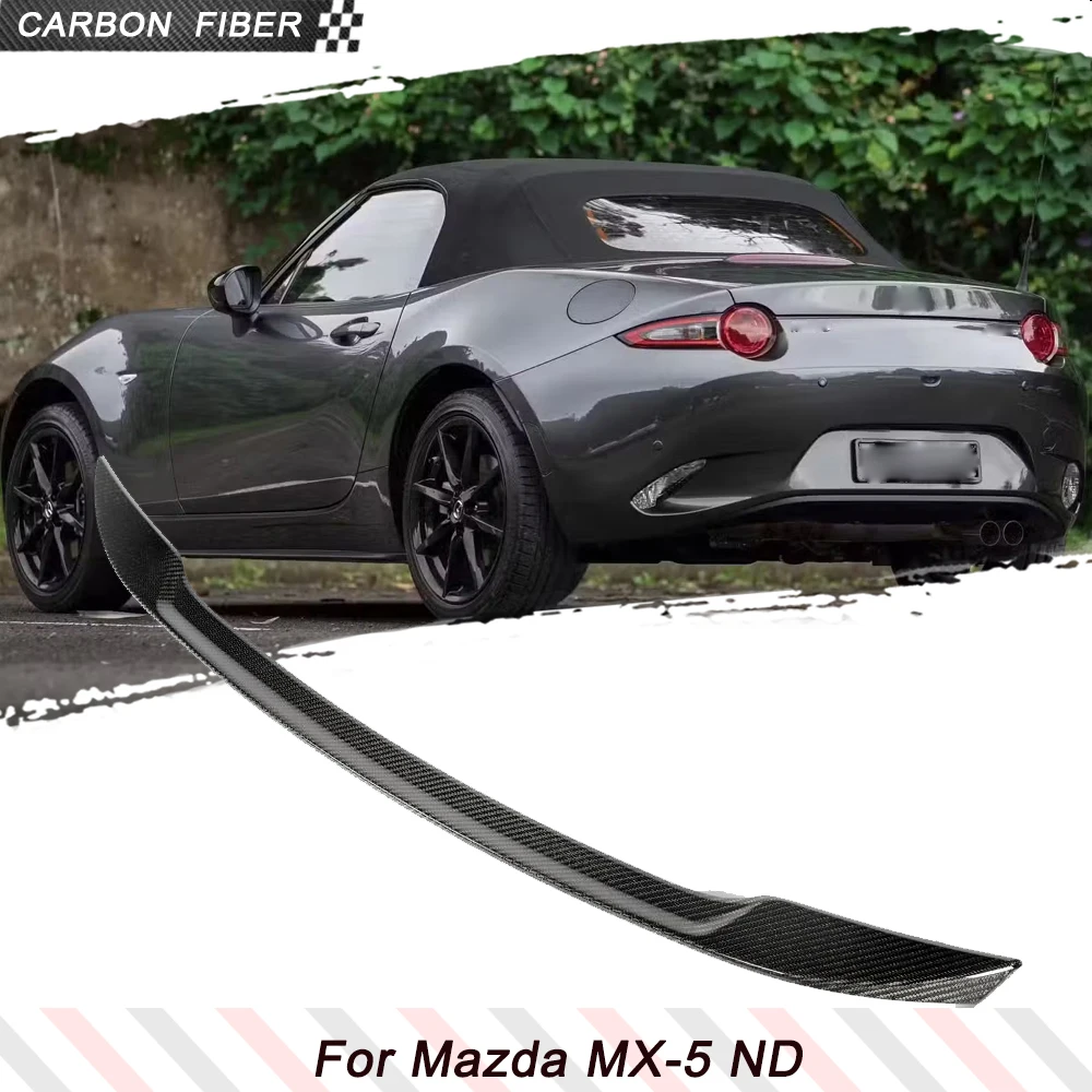Carbon Fiber Car Rear Trunk Spoiler Boot Lip Wing For Mazda MX5 ND 2016-2025 Car Rear Trunk Duckbill Racing Spoiler Lip Body Kit
Carbon Fiber Car Rear Trunk Spoiler Boot Lip Wing For Mazda MX5 ND 2016-2025 Car Rear Trunk Duckbill Racing Spoiler Lip Body Kit