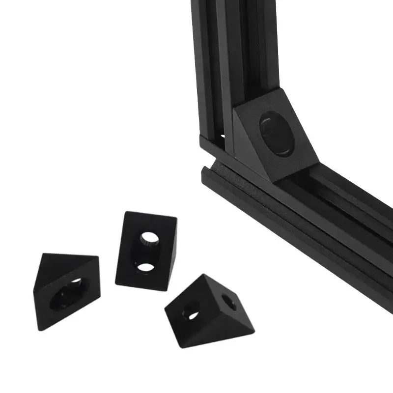 4PCS 2020 Aluminum Alloy Corner Code Fixed Square Nut 3D Printer Accessories Triangular Aluminum Blocks Corner Piece Connector
4PCS 2020 Aluminum Alloy Corner Code Fixed Square Nut 3D Printer Accessories Triangular Aluminum Blocks Corner Piece Connector