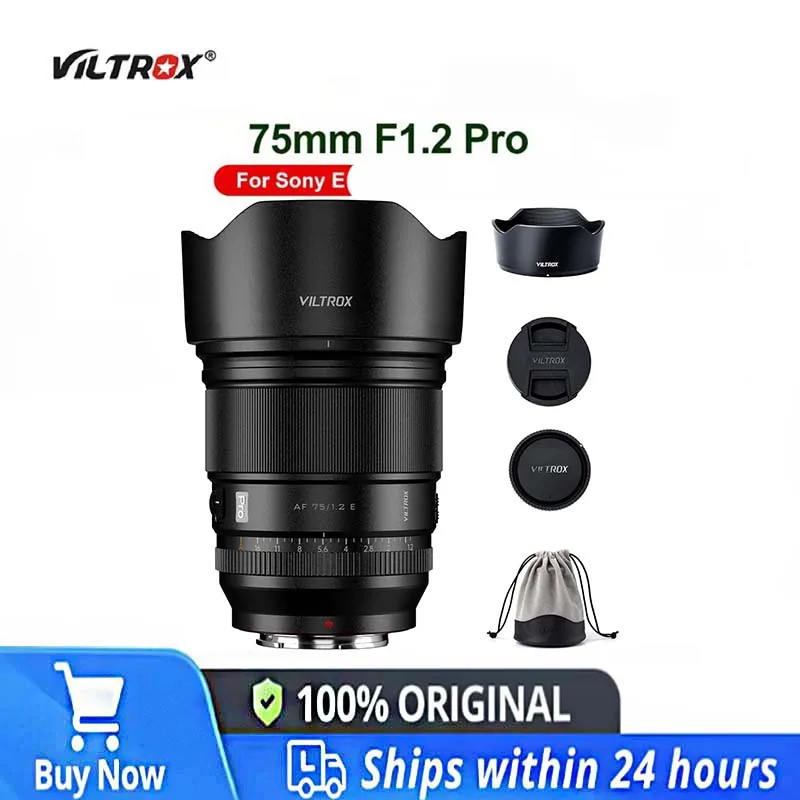 Viltrox 75mm F1.2 Pro Cameras Lens APS-C Auto Focus Lens For Sony E Nikon Z Fujifilm X Mount Mirrorless Cameras
Viltrox 75mm F1.2 Pro Cameras Lens APS-C Auto Focus Lens For Sony E Nikon Z Fujifilm X Mount Mirrorless Cameras