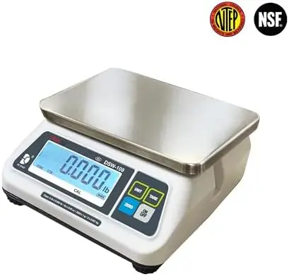 VisionTechShop -100 Food Scale – 6lb, 0.002lb Accuracy, Stainless Steel, Lb/Oz/Kg/g, NTEP & NSF Certified
VisionTechShop -100 Food Scale – 6lb, 0.002lb Accuracy, Stainless Steel, Lb/Oz/Kg/g, NTEP & NSF Certified