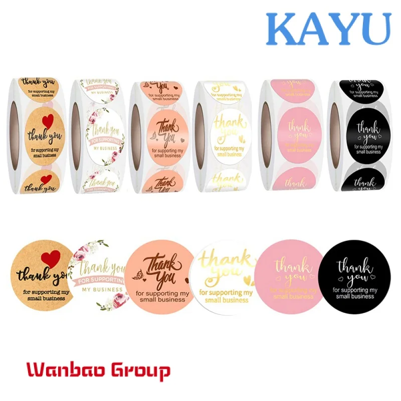 Custom 1.5 Inch Top Seller 500pcs Packaging Label Seal Sticker Thank You Stickers For Small Business
Custom 1.5 Inch Top Seller 500pcs Packaging Label Seal Sticker Thank You Stickers For Small Business