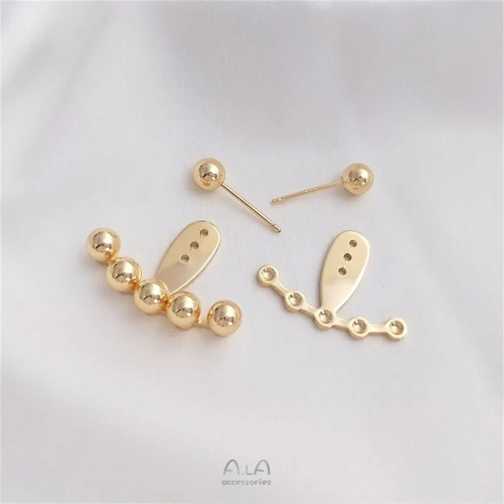 Pearl Earrings 14K Gold Package Light Luxury Earrings Hand Work DIY Silver Needle Jewelry Materials Earring Accessories E134
Pearl Earrings 14K Gold Package Light Luxury Earrings Hand Work DIY Silver Needle Jewelry Materials Earring Accessories E134