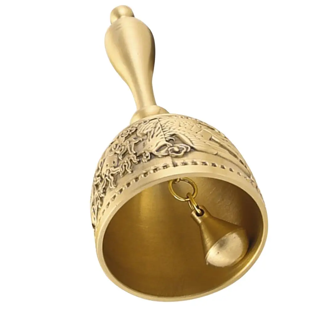 Retro Hand Bell for Restaurant Service with Brass Material Vintage Decorative Craft Desk Metal Bell Clear Sound
Retro Hand Bell for Restaurant Service with Brass Material Vintage Decorative Craft Desk Metal Bell Clear Sound