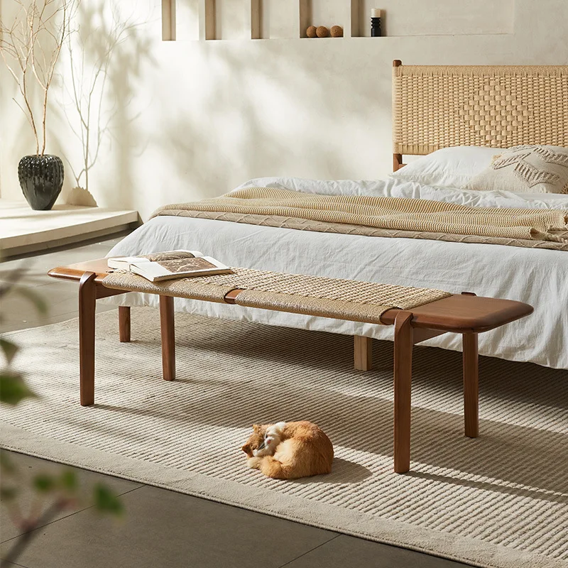 Nordic rattan bedside stool Bedroom home test shoe stool foot pedal couch bedside bench clothing store stool
Nordic rattan bedside stool Bedroom home test shoe stool foot pedal couch bedside bench clothing store stool