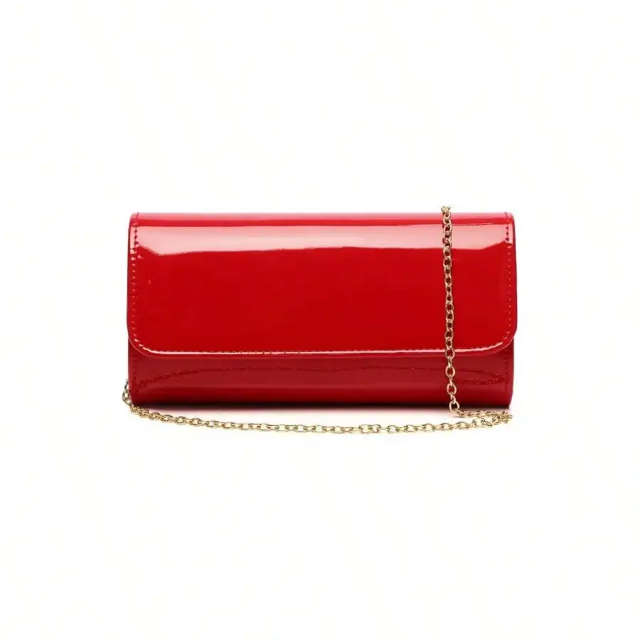 Patent Leather Envelope Clutch Omens Evening Handbag Stylish Shoulder Bag Purse For Christmas Edding Party Prom
Patent Leather Envelope Clutch Omens Evening Handbag Stylish Shoulder Bag Purse For Christmas Edding Party Prom