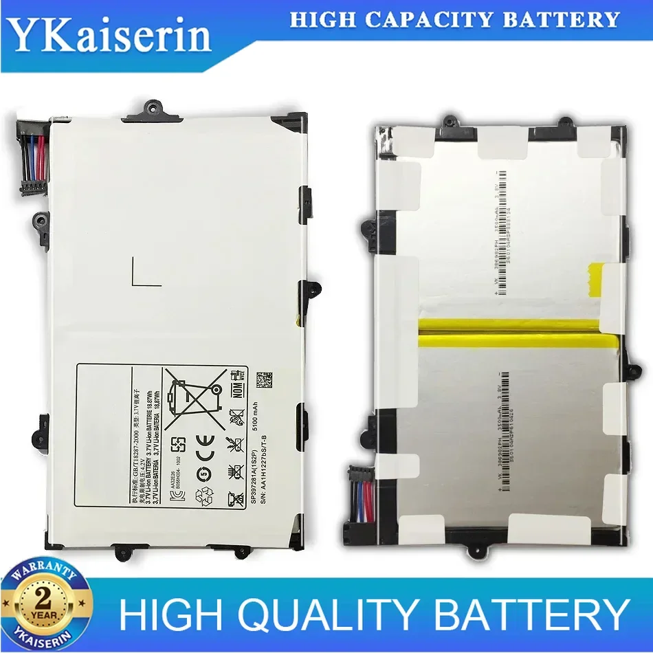5100mAh For Samsung Galaxy Tab 7.7 GT P6800 P6810 High-Efficiency SP397281A 1S2P Tablet Battery Stable
5100mAh For Samsung Galaxy Tab 7.7 GT P6800 P6810 High-Efficiency SP397281A 1S2P Tablet Battery Stable