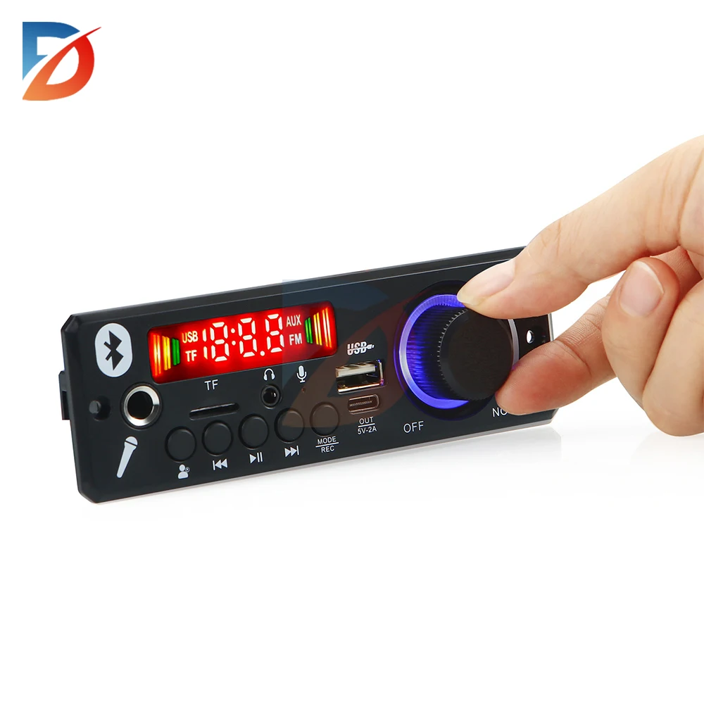 DC 12V Decoder Board Module with LCD Display and Remote Control Car Bluetooth MP3 Amplifier Decoder Board 2*80W FM Audio Decoder
DC 12V Decoder Board Module with LCD Display and Remote Control Car Bluetooth MP3 Amplifier Decoder Board 2*80W FM Audio Decoder