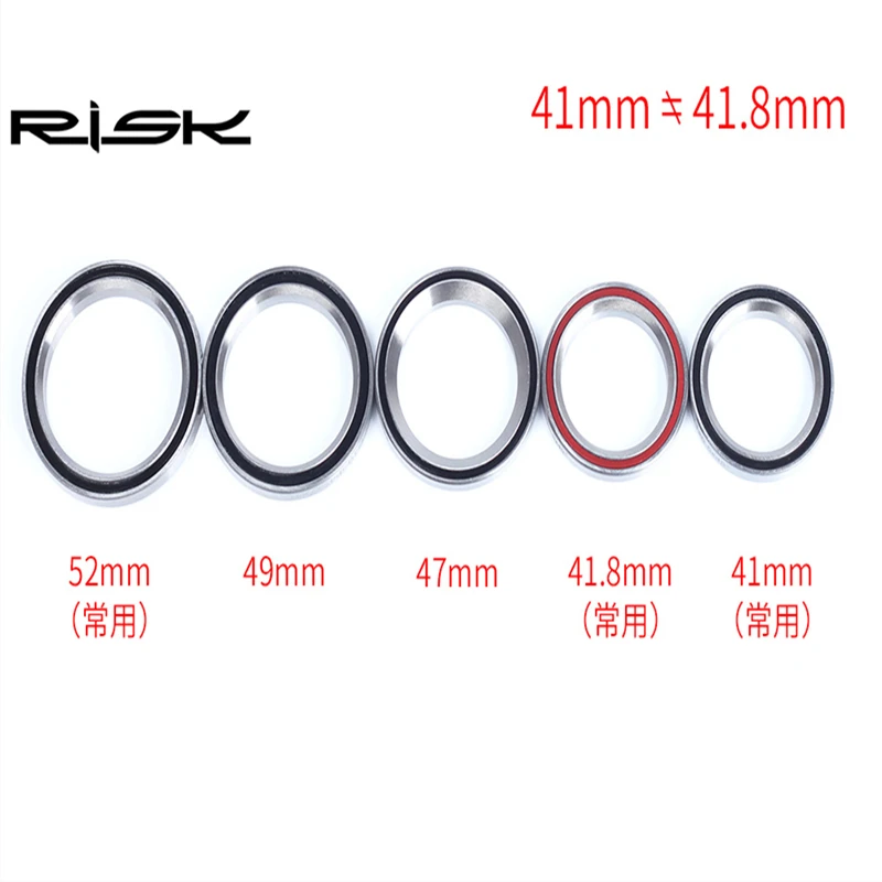 RISK Bike Headset Specialized Bearing 41/41.8/46.9/47/49/52mm Universal Repair Bearings MTB Bearings Bicycle Part Accessories
RISK Bike Headset Specialized Bearing 41/41.8/46.9/47/49/52mm Universal Repair Bearings MTB Bearings Bicycle Part Accessories