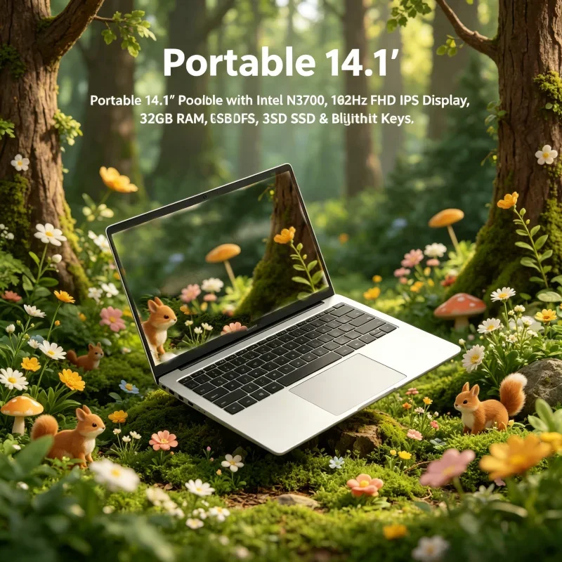 14.1" Ultra-Portable Notebook, Intel N3700, 120Hz FHD IPS, 32GB RAM, 2TB SSD & Ergonomic Backlit Keyboard
14.1" Ultra-Portable Notebook, Intel N3700, 120Hz FHD IPS, 32GB RAM, 2TB SSD & Ergonomic Backlit Keyboard