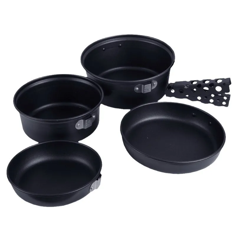 Outdoor aluminum set pot camping cooker non-stick pot set portable field travel mountaineering pot set
Outdoor aluminum set pot camping cooker non-stick pot set portable field travel mountaineering pot set
