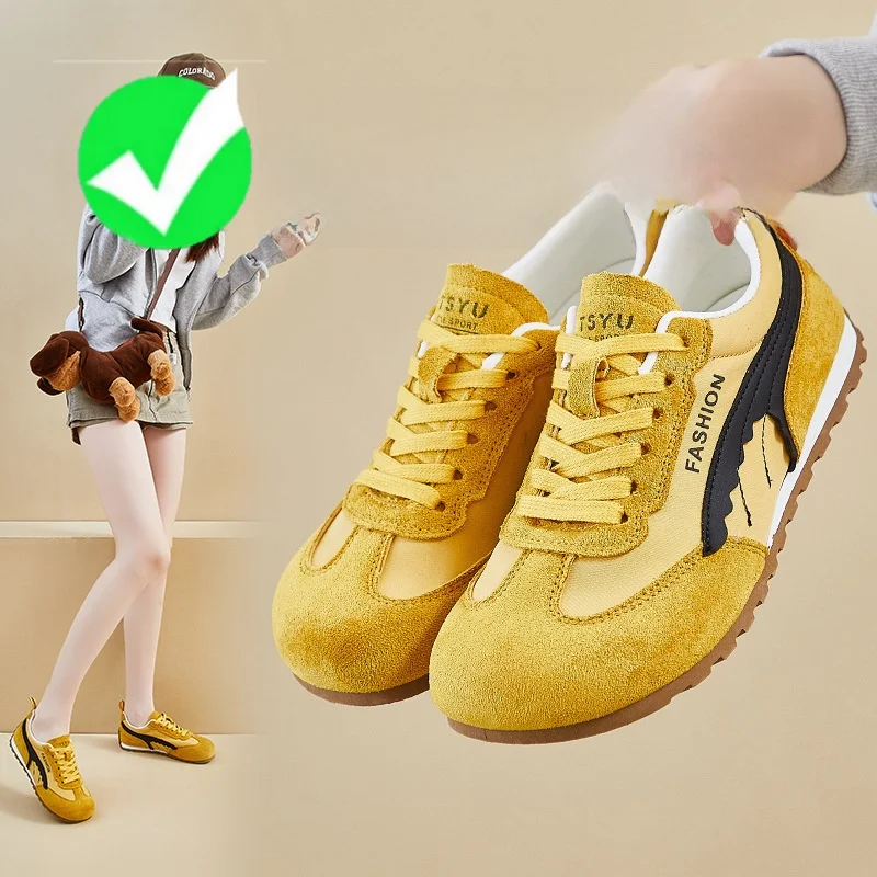 Women's Casual Sporty White Sneakers Height Increasing New Style 2025 T-Strap round Toe Low Top Flat Bottom Rubber Sole
Women's Casual Sporty White Sneakers Height Increasing New Style 2025 T-Strap round Toe Low Top Flat Bottom Rubber Sole