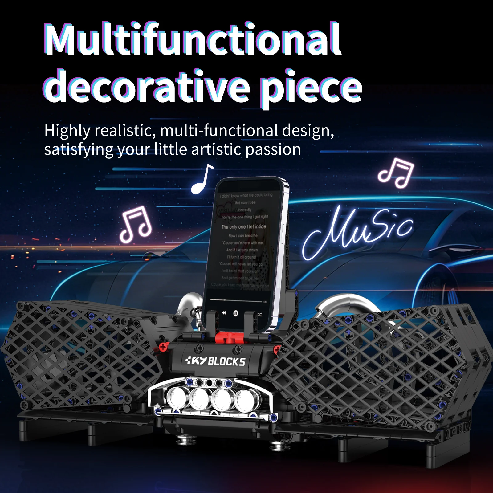 Конструктор-колонка Bluetooth, креативная сборная модель для декора рабочего стола, подарки на день рождения для взрослых, детей и любителей музыки
Конструктор-колонка Bluetooth, креативная сборная модель для декора рабочего стола, подарки на день рождения для взрослых, детей и любителей музыки