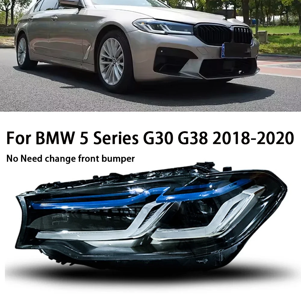 Автомобильные аксессуары, светодиодные фонари для BMW G30 G31, линзы проектора 2017-2020 5 серии 530i 525i M5 G38, передняя фара DRL, сигнал
Автомобильные аксессуары, светодиодные фонари для BMW G30 G31, линзы проектора 2017-2020 5 серии 530i 525i M5 G38, передняя фара DRL, сигнал