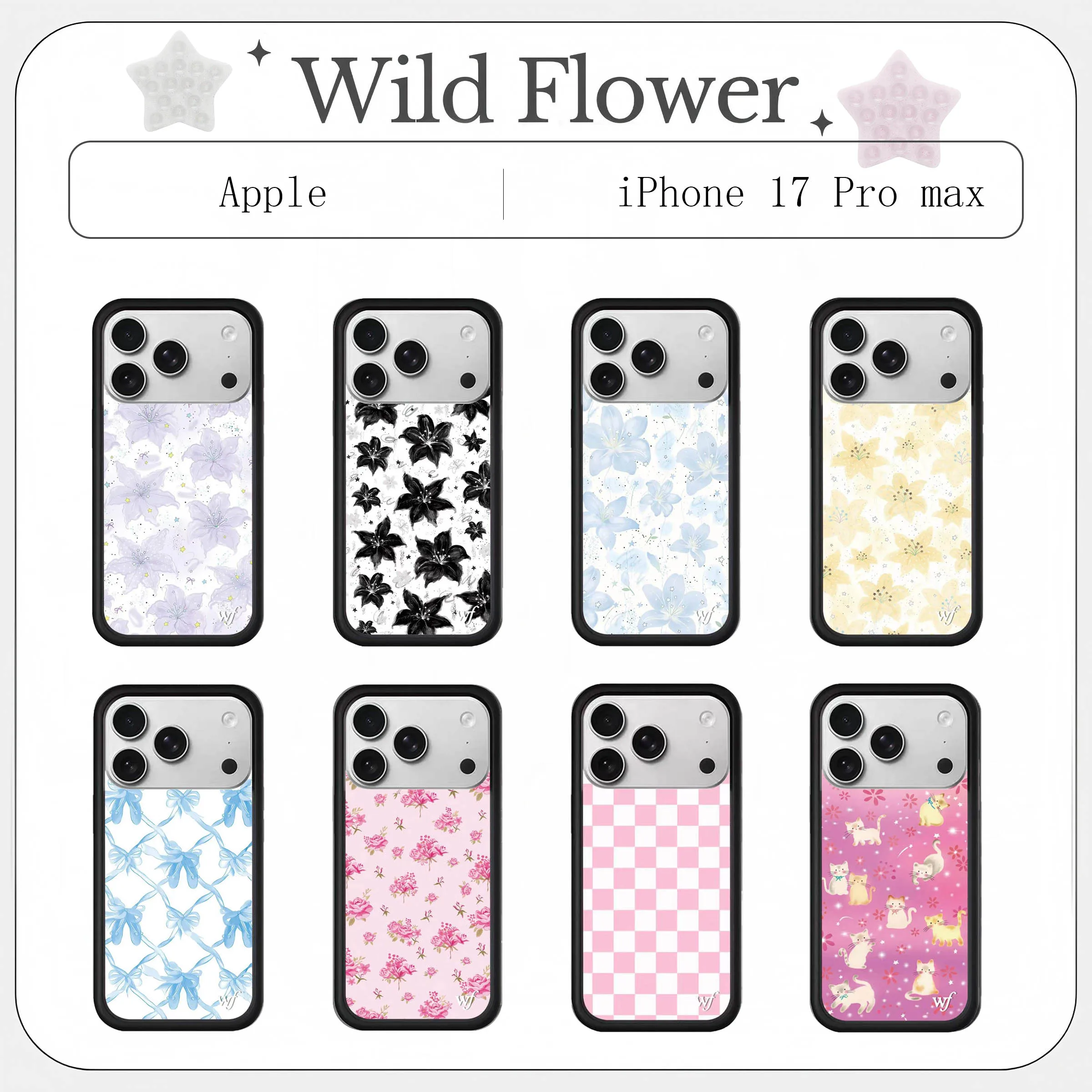 New Wildflower INS Cute Flower print Phone Case for 17 16 15 14 13 12 11 Pro Max 16 Plus 17 pro 3D WF Cartoon Dance Shoes Cover
New Wildflower INS Cute Flower print Phone Case for 17 16 15 14 13 12 11 Pro Max 16 Plus 17 pro 3D WF Cartoon Dance Shoes Cover