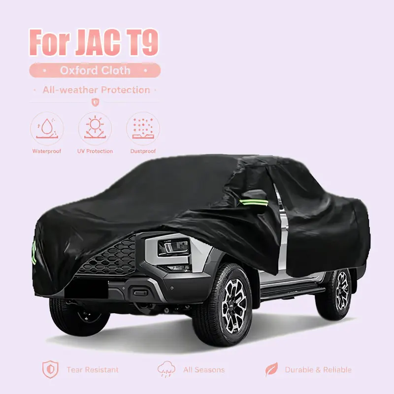 For JAC T9 Full Car Cover Side Zipper Waterproof Dustproof Sun Protection Outdoor Exterior Accessories
For JAC T9 Full Car Cover Side Zipper Waterproof Dustproof Sun Protection Outdoor Exterior Accessories