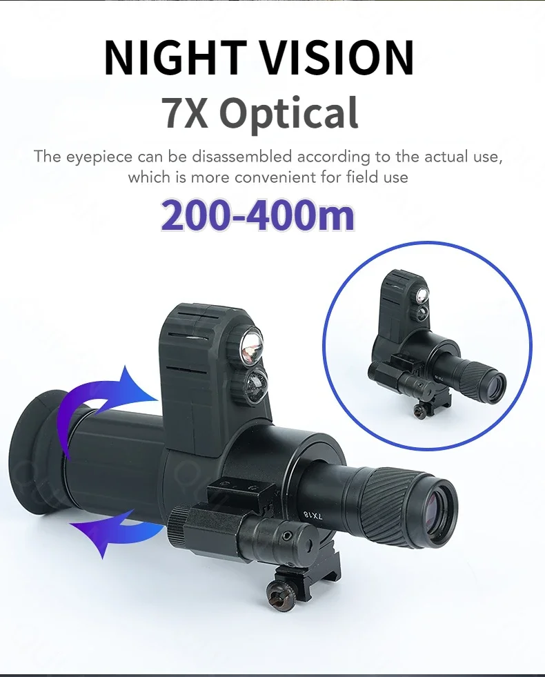Cross Cursor Night Vision Instrument Infrared HD SearchTelescope Set Aiming At Night Vision Hunting Goggles
Cross Cursor Night Vision Instrument Infrared HD SearchTelescope Set Aiming At Night Vision Hunting Goggles